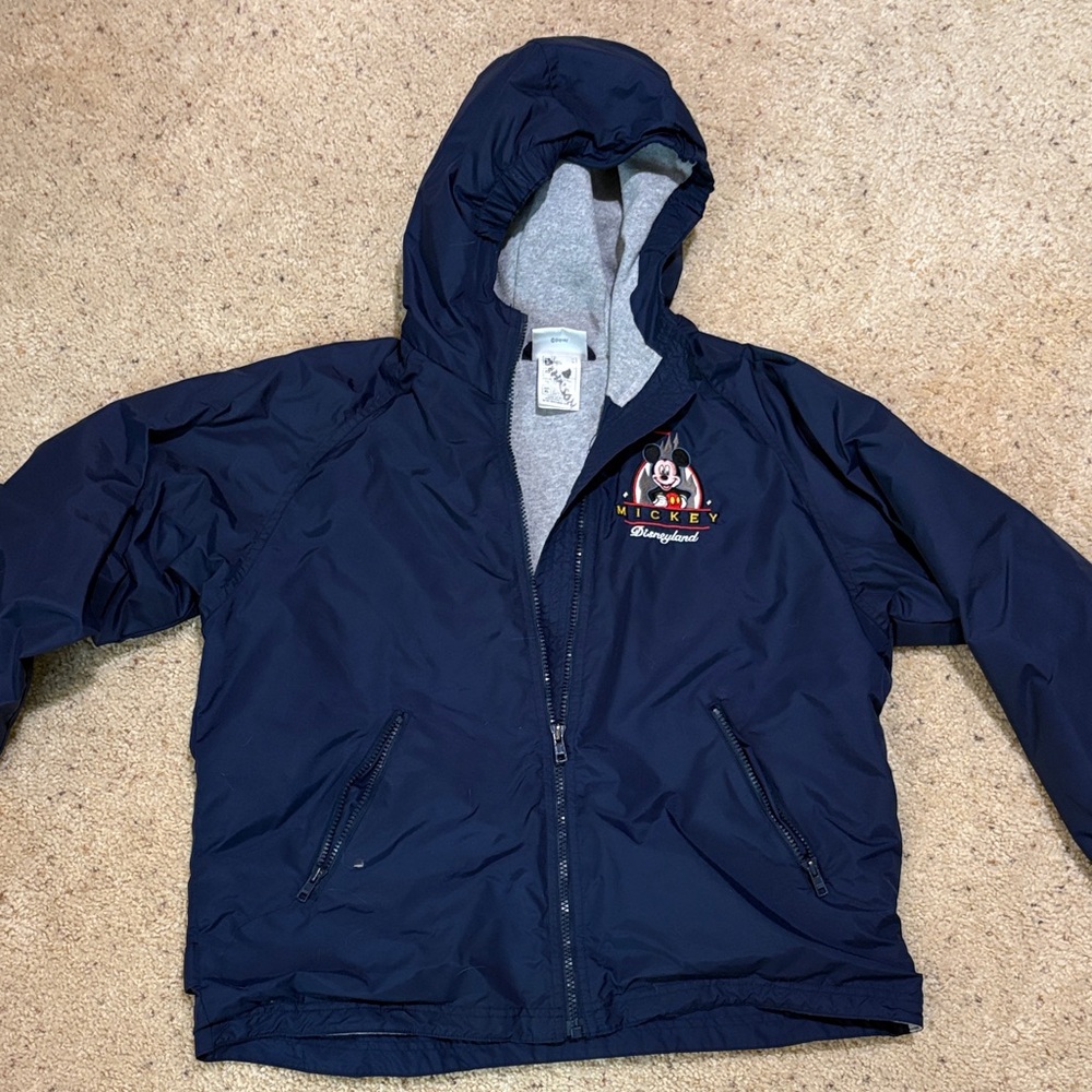 Vintage 2002 Disneyland Resort 1955 Lined Youth XL Mickey Mouse Jacket